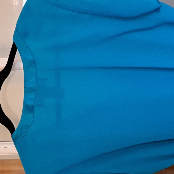 Lane Bryant Women's v-neck blouse teal color size 14/16 - Picture 12 of 12